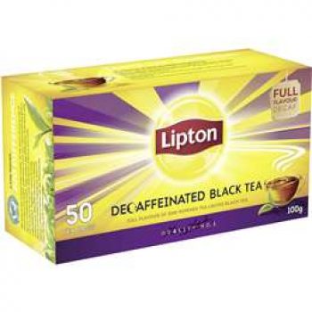 Lipton Black Tea Decaffeinated 50 pack