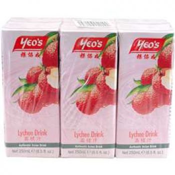 Yeo’s Drink Lychee 6x250ml
