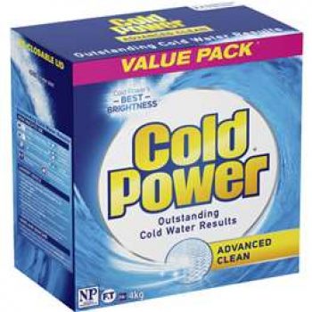 Cold Power Advanced Clean Front & Top Loader Laundry Powder 4kg