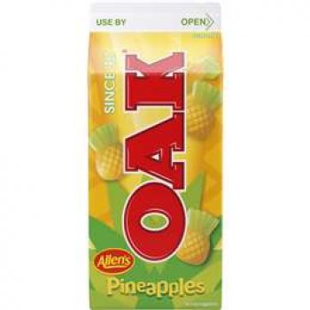 Oak Allen’s Pineapples Flavoured Milk 600ml