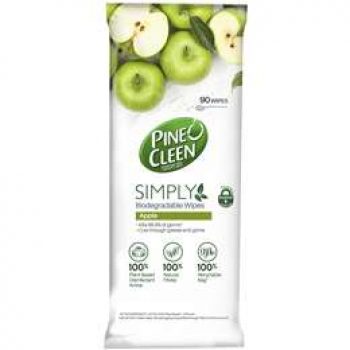 Pine O Cleen Simply Biodegradeable Wipes Apple 90 pack