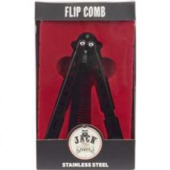 Jack The Barber Steel Flip Comb Stainless Steel each