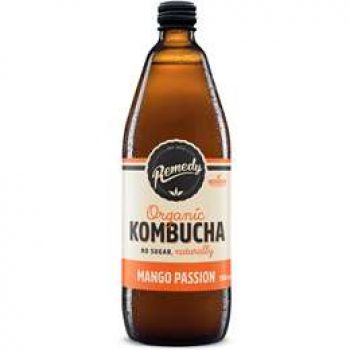 Remedy Organic Kombucha Mango Passion 750ml