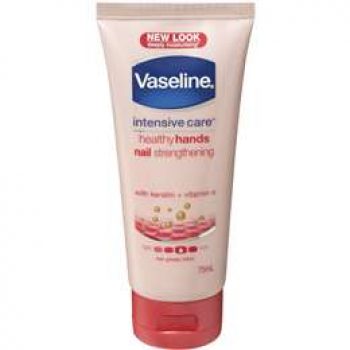 Vaseline Intensive Care Hand Cream Healthy Hands Stronger Nails 75ml