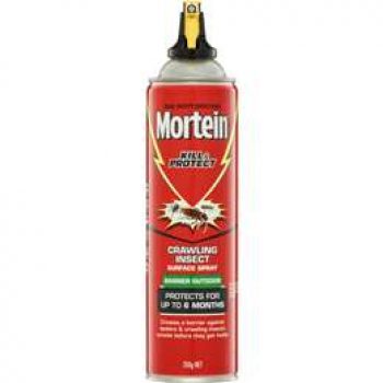 Mortein Outdoor Barrier Surface Spray Crawling Insect Killer 350g