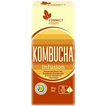 Connect Foods Kombucha Infusion Black Tea Bags 15 pack