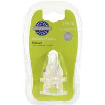 Little Wishes Teats Silicone Regular 2 pack