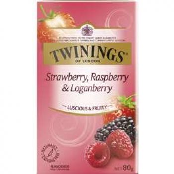 Twinings Strawberry Raspberry & Loganberry Fruit Infusions 40 pack