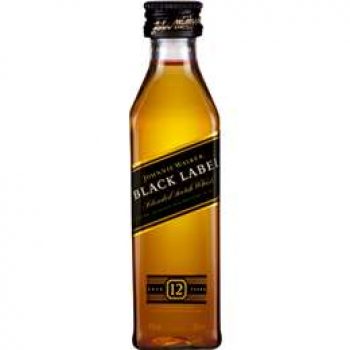 Johnnie Walker Black Miniatures Scotch Whiskey 50ml