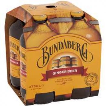 Bundaberg Ginger Beer  4x375ml