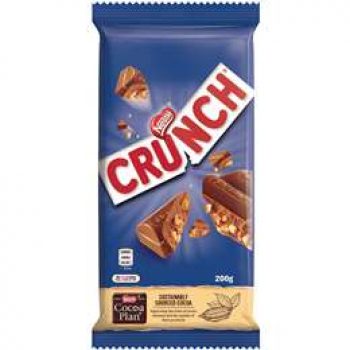Nestle Crunch Milk Chocolate 200g block