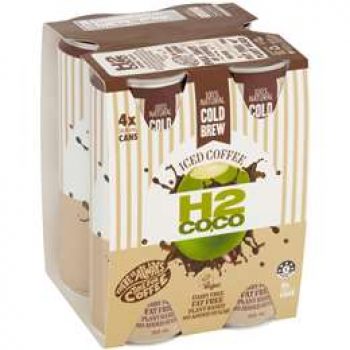 H2coco Iced Coffee  355ml x4 pack