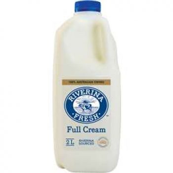 Riverina Full Cream Milk  2l