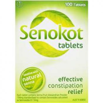 Senokot Laxatives Senna Tablets 100pk