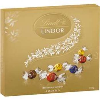 Lindt Lindor Chocolate Balls Assorted 150g box