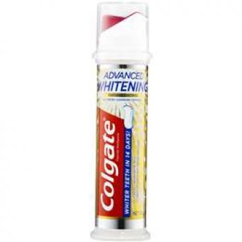 Colgate Advanced Whitening Tartar Control Toothpaste Pump 130g