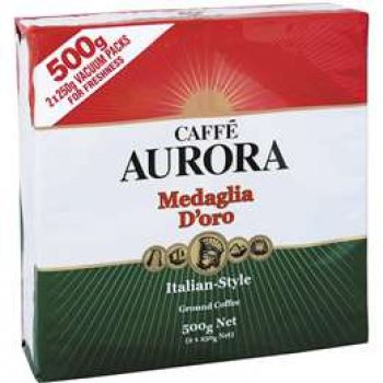 Caffe Aurora Ground Coffee Italian Style 2 pack