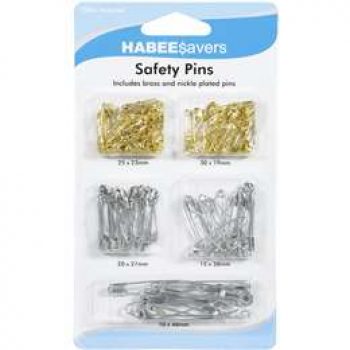 Habee Savers Safety Pins Assorted each