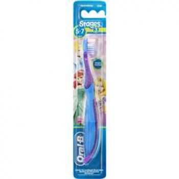 Oral-b Stages 3 Manual Toothbrush 5-7 Years Disney Princess each
