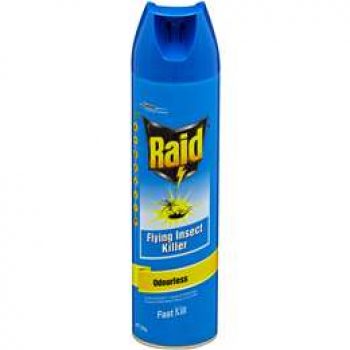 Raid Odourless Flying Insect Killer Aerosol 350g