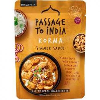 Passage To Asia Simmer Sauce Curry Korma 375g
