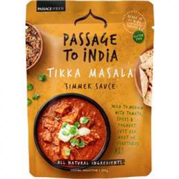 Passage To Asia Simmer Sauce Tikka Masala 375g