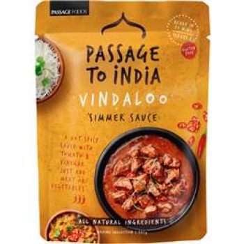 Passage To Asia Simmer Sauce Vindaloo Hot 375g