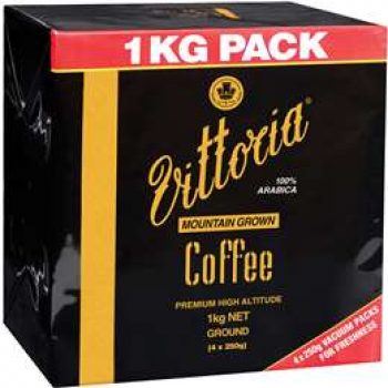 Vittoria Mountain Grown Ground Coffee 1kg