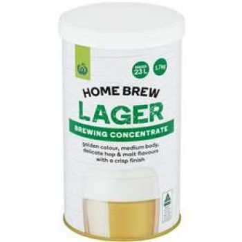 Woolworths Home Brew Lager  1.7kg