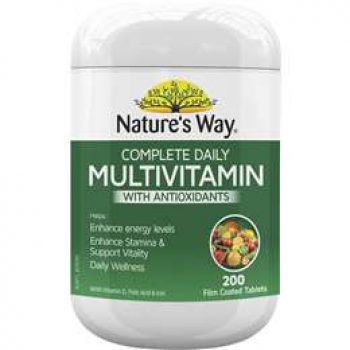 Nature’s Way Complete Daily Multivitamin Tablets 200 pack