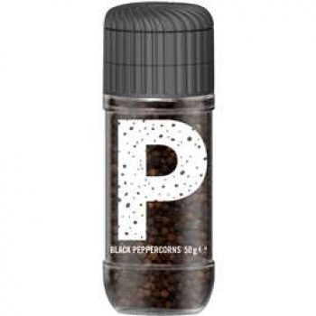 Natural Black Peppercorn Ceramic Grinder 50g