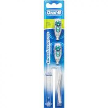 Oral-b Crossaction Dual Clean Elect Toothbrush Replacement Heads 2 refills