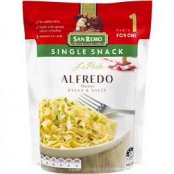 San Remo La Pasta Alfredo Single Snack 80g