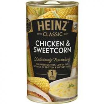 Heinz Classic Canned Soup Chicken & Sweetcorn 535g