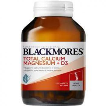 Blackmores Total Calcium + Magnesium + D3 Tablets Value Pack 125 pack