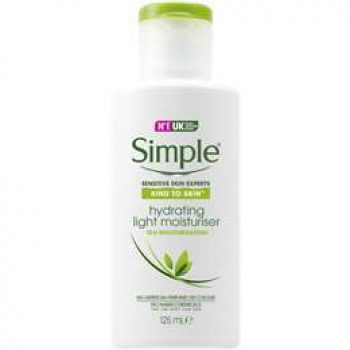 Simple Kind To Skin Light Moisturiser Hydrating 125ml
