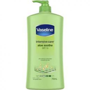 Vaseline Intensive Care Body Lotion Aloe Soothe 750ml