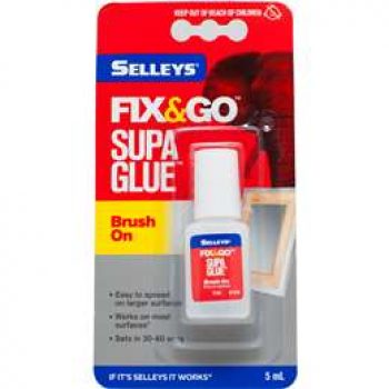 Selleys Quick Fix Adhesive Supa Glue Brush On 5ml