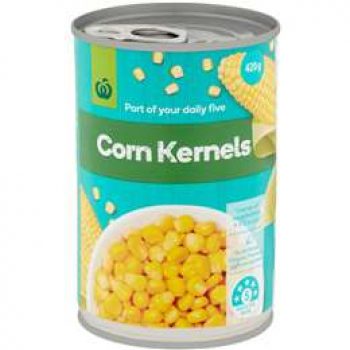 Woolworths Corn Sweet Kernels 420g