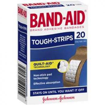 Band-aid Tough Strips Regular 20pk