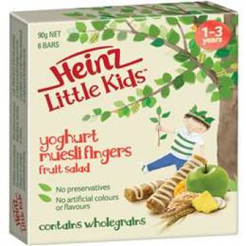 Heinz Little Kids Yoghurt Muesli Fingers Fruit Salad 6 pack