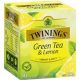 Twinings Green Tea & Lemon Bags 10 pack
