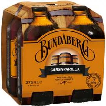 Bundaberg Sarsaparilla  4x375ml