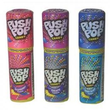 Topps Push Pop Candy 15g - Black Box Product Reviews