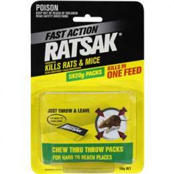 Ratsak Rat & Mouse Trap One Shot 100g