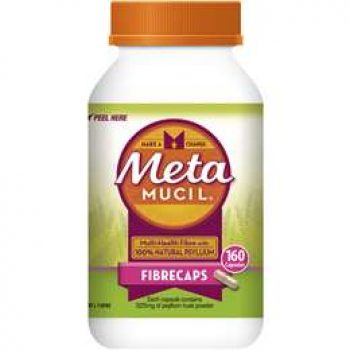 Metamucil Daily Fibre Supplement Caps 160pk