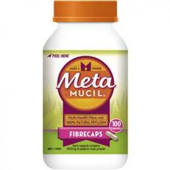Metamucil Daily Fibre Supplement Caps 100pk