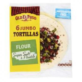 Old El Paso Mexican Burrito Tortillas Jumbo 6 pack