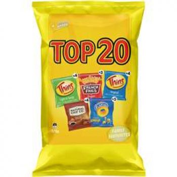Thins Multipack Top 20 Variety Chips 20 pack