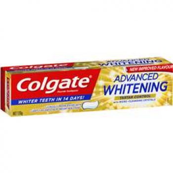 Colgate Advanced Whitening Tartar Control Toothpaste 120g - Black Box ...